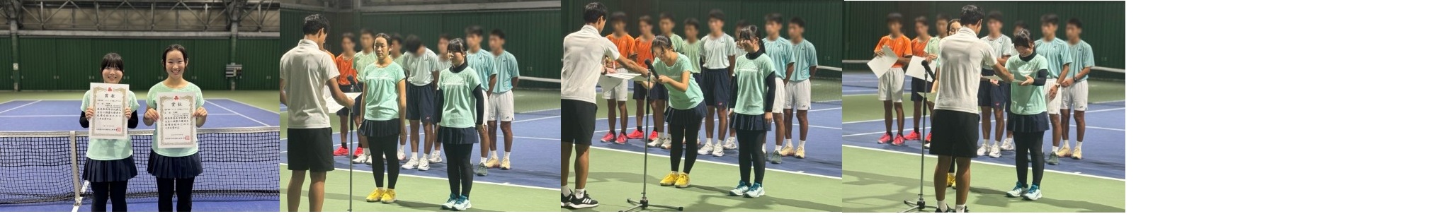 テニス部「新人県大会」準優勝！